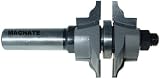 Magnate 9021R Stile / Rail Router Bits - 1 to 1-3/8 Material - Ogee Profile; Rail Cut by Magnate