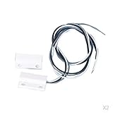 P Prettyia ドア磁気接触スイッチ　5C-38C　 通常オープンドア/通常閉じる転換型ドア磁気　2個入り　耐久性