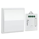 Fuloon　ワイヤレス照明スイッチ　リモートスイッチ 電池不要　配線なし　簡単設置が可能！ ワイ ヤレス照明制御システム ヒューズ内蔵　過負荷保護