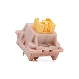 Outemu カスタムスイッチ 3ピン RGB サイレント/クリック/リニア/タクタイル 潤滑済みスイッチ ゲーム用メカニカルキーボード用 (Color : Peach, Size : 90PCS)