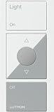 Lutron PJ2-3BRL-GWH-L01 Maestro Wireless Pico Remote Control, White/Gray by Lutron [並行輸入品]