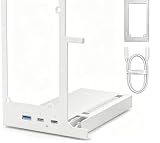 外付けGPU ドック（eGPU エンクロージャー）｜Thunderbolt 3/4・USB4 40Gbps対応・NVIDIA/AMD グラフィックボード 外付け・PD85W｜デイジーチェーン・ATX/SFX/FLEX/DC電源 (白)