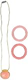 Infantino Teething Gems Pendant and Bracelet Set, Pink by Infantino [並行輸入品]