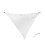 Fenteer シェードセイル　UVブロック　防水　耐久性　屋外　芝生　プール　デッキ三角　多サイズ　８色　 - ホワイト3.6m