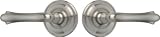 Rockwell IALBPB1110003 Premium Solid Brass Bourne Passage Lever Set, Brushed Nickel Finish by Rockwe