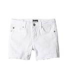 [ハドソン] Hudson Kids ガールズ 3 Fray Shorts in White (Toddler/Little Kids) パンツ White 6 Little Kids [並行輸入品]