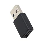 Usb 3.1変換アダプターType Cアダプター3.1 Type CメスからUsb 3.0オス変換コネクターOtg対応Usb 3.1高速データ転送Usbメモリ超高速データ転送Lightweight Compact 1黒スタイリッシュで