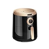 新しいエアフライヤー、1350Wハイパワー家庭用電気フライヤー、3.6L大容量フライスマシン、ブラック