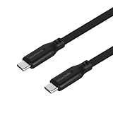 オウルテック 充電ケーブル 高速転送 最大20Gbps / PD240W充電 USB Type-C to USB Type-Cケーブル 映像出力対応 2m ブラック OWL-CB20G01CC20-BK