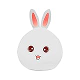 Lixadaカラフルウサギシリコンランプ充電式LEDライトキュートNight Lamps寝室ライトfor Children Kids Nightlight Taking Care of Baby Be
