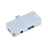 ナカバヤシ(Nakabayashi) Digio2 Type-C ドッキングステーション USB Type-C ×1 Type-A ×1 HDMI ×1 3.5mm 4極 ×1 シルバー Z0140