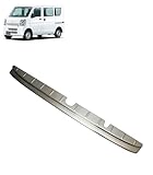 【Super Car】エブリイ ワゴン DA17W エブリイバン DA17V エブリィバン DA17V 2015年2月〜 リアバンパープロテクター ブラックヘアライン ステップガード エブリィ外装 バンパー 傷隠し 傷防止 ステンレス製 外装 FOR EVERYWGN/EVERY VAN 専用 (メッキ 仕上げ,エブリイバン DA17V) [並行輸入品]