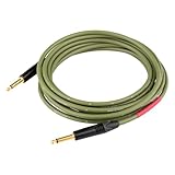 KAMINARI GUITARS ギターシールド Electric Bass Cable2 5m 鶯[Moss Green] K-BC2-5SS