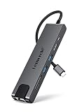 HDMI 2つ 多機能 Dual 4K@60Hz 4K@30Hz MST デュアル Display USB C ハブ 7-in-1 HDMI 4K マルチポート Type-C 100W PD充電 USB 3.0*1 USB 2.0 *3 MicroUSB-C 交換アダプタ MacBook Pro/Airなど対応 アルミ合金筐体