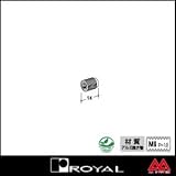 e-kanamono ロイヤル 打ち込みナット(M6) 13N アルミ生地