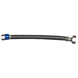 LASCO 10-1081 Water Supply, Stainless Steel Braided Poly Inner Core, 3/8-Inch Female Texas Fine Flar