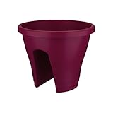 Exaco Flower Cherry Corsica Flower Bridge Planters - Cherry
