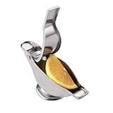 レモン絞り ウグイス型 レモン 搾り 受け皿 付 ステンレス 果汁 手動式 軽量 食器洗い機対応 果物 絞り器 ハンドジューサー ミニレモンプレス 生搾り 果汁しぼり フルーツしぼり 家庭用