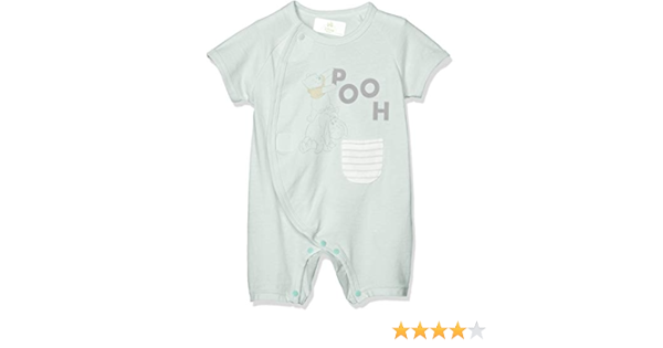 Amazon Co Jp ディズニー プー 前開き プレオール 男の子 女の子 ディズニーベビー 新生児 グリーン 日本 50 60 日本サイズ60 相当 服 ファッション小物