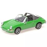 ☆ ミニチャンプス 1/43 ポルシェ 911 タルガ 1972 グリーン