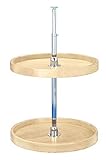 Rev-A-Shelf - 4WLS072-28-52 - 28 in. Wood 2-Shelf Full Circle Lazy Susan Set [並行輸入品]