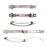 バレッタ金具 10個セット ハンドメイド用 ヘアアクセサリーパーツ 留め具 DIY 手芸素材 髪留め 土台 パーツ アクセサリー制作 補修 交換用 (8cm)