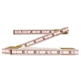 Lufkin 1066dn 6 ' x 5 / 8 "エンジニアのスケール木製ルールレッド終了®