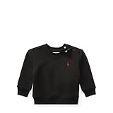 ポロ ラルフローレン コットンブレンド・フリーストレーナー[ブラック](男の子12～24か月用)24Mサイズ [並行輸入品]