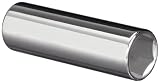 Martin MD614 7/16 Type II Opening 1/4 Square Drive Socket, 6 Points Deep, 1-61/64 Overall Length, Ch