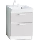 TOTO 洗面化粧台(KEシリーズ) 間口600 2段引出タイプ ミュートグレー LDCF060BCGEN2G