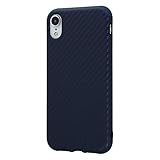 レイ・アウト iPhone XR ケース TPU 耐衝撃Light Carbon/カーボンネイビー RF-P18CP3/CN