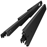 VADANIA ブラック ロック付き #D76 超重量用スライドレール 1000mm Heavy Duty引き出しスライド 工業用レール 左右1セット