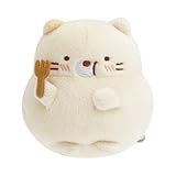 サンエックス すみっコぐらし『たぬきのまんまるレストラン』てのりぬいぐるみ ねこ