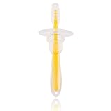 Seliyi 医療用　シリコン製　赤ちゃん用　子供用　歯ブラシ　（イエロー）