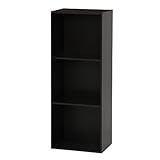 不二貿易 リビング収納 カラーボックス3段 A4対応 ブラウン 96571