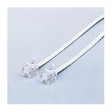 (まとめ)エレコム スリムモジュラケーブル(白) MJ-3WH【×10セット】 ds-1618089