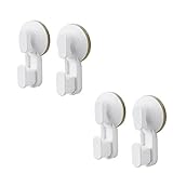 IKEA STUGVIK吸盤付きフック、ホワイト4-count