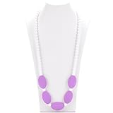 Consider It Maid Baby/Toddler Silicone Teething Necklace - Mix It Up Collection (Purple) by Consider