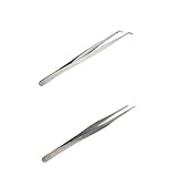 SM SunniMix ピンセット　ステンレス鋼　ガーデニングツール　2本　