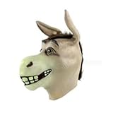 アニマル 犬 ロバ 馬 被り物 アニマル帽子 大人用 子供用 ハロウィン コスプレ コスチューム 仮装 変装用 かぶりもの 忘年会 クリスマス パーティー 動物 グッズ なりきり お祭り かわいい イベント-ロバ||F