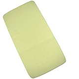 BabyPrem Baby Fitted Crib Sheet Plain Cream Soft Cotton Jersey 48 x 24 x 3.5 by BabyPrem