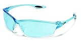 Crews LW213 Law 2 Safety Glasses Polycarbonate Light Blue Lens, 1 Pair [並行輸入品]