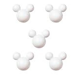 アルファタカバ ディズニー ミッキー取っ手シリーズ ツマミつまみ 5個セット ホワイト