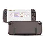 GeekShare Switch 2 Switchカバー switch2対応 スイッチ2025 スイッチ Switch2カバー PC製 joy con 保護スキン 分体式 全面保護 薄型 傷防止 汚れ防止 対応耐衝撃 取り外し簡単-透明 (ピンク)