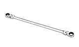 Sunex 992316 7/16-Inch by 1/2-Inch Extra Long Double Box Flex Head Ratcheting Wrench [並行輸入品]