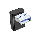 USB 3.0 アダプタ 90 度直角オス - メス カプラ コネクタ ラップトップ PC 用 USB 延長コンバータ USB 3.0 アダプタ 90 度オス - メス カプラ コネクタ