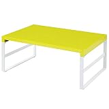 リヒトラブ パソコン台 モニター台 机上台 黄緑 幅39×奥行25×高さ16cm ハイ 耐荷重15kg A7331-6