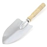 uxcell 園芸 ツール　セット ショベル 掘りスコップ シルバートーン 28cm