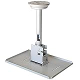 OS オーエス プロジェクター天吊り金具 HPC-Wシリーズ（取付ベースタイプ） (Cタイプ（パイプ＋金具の長さ：482mm）, ホワイト)