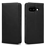 Rssviss Google Pixel 9a ケース 手帳型 スタンド機能 カードポケット付き W1 ブラック